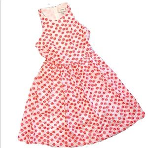 J Crew Daisy High Neck A Line Bright Dress